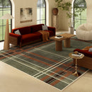 Axyaa Retro Style Large Waterproof Carpet for Living Room, Non-slip Soft Rug