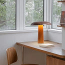 Axyaa Solid Wood Mushroom Table Lamp LED E14 for Study Bedroom