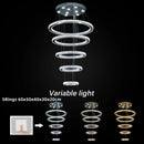 Axyaa Crystal Chandelier: Modern Large Pendant Lights for Living Room, Bedroom Ceiling Lamp