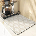 Axyaa Yellow Non-Slip Diatoms Drying Mat for Kitchen Counter-Limited Offer!