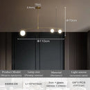 Axyaa Black LED Ceiling Chandelier for Bedroom Living Room Dining Room