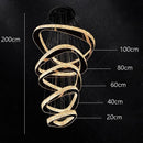 Axyaa Modern LED Pendant Chandeliers for Living and Dining Rooms