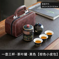 Axyaa Portable Travel Tea Set | Outdoor Kung Fu Tea Set for Quick Guest Cup