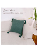 Axyaa Linen Pillow Covers 45x45cm Super Soft Decorative Cushion for Living Room