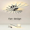 Axyaa Fan-shaped LED Ceiling Light for Modern Home Decor & Lighting Fixtures