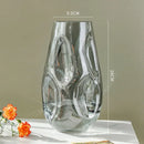 Axyaa Nordic Minimalist Special-Shaped Stained Glass Vase for Modern Home Decor