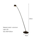 Axyaa Nordic Sampei Fishing Floor Lamp for Villa Living Room Hotel LED Standing Light