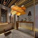 Axyaa Wooden Pendant Light for Living Room Bedroom Southeast Asian Restaurant