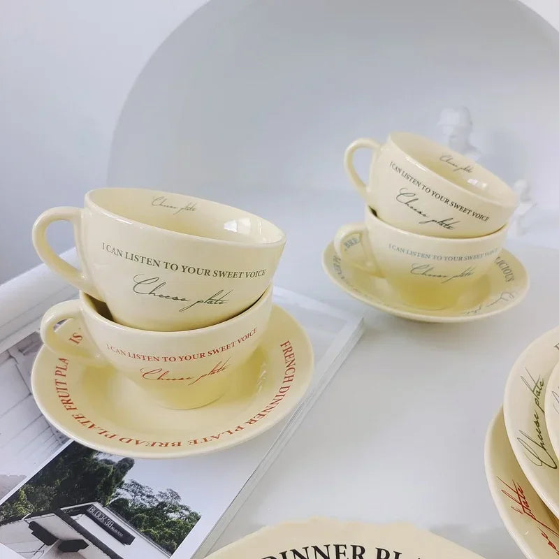 Axyaa Ceramic Coffee Cup Set Tea Cup Afternoon Drinkware Gift