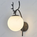 Axyaa LED Glass Spherical Wall Lamp for Home Living Room Bedroom Hallway Lighting