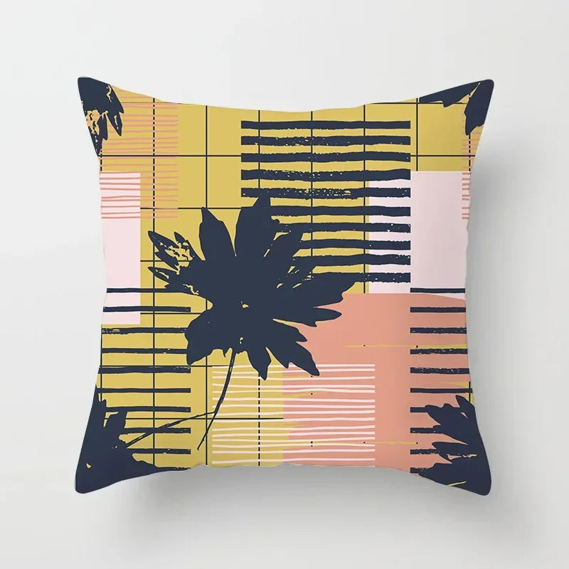 Axyaa Autumn Cartoon Pillowcase 45X45CM for Home Sofa Decor