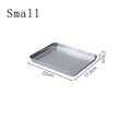 Axyaa Large Metal Baking Tray Kitchen Pan for Baking, Serving, and Pizza
