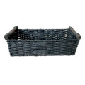 Axyaa Wicker Rope Storage Basket with Handle - Handmade, Decorative, Countertop Organizer