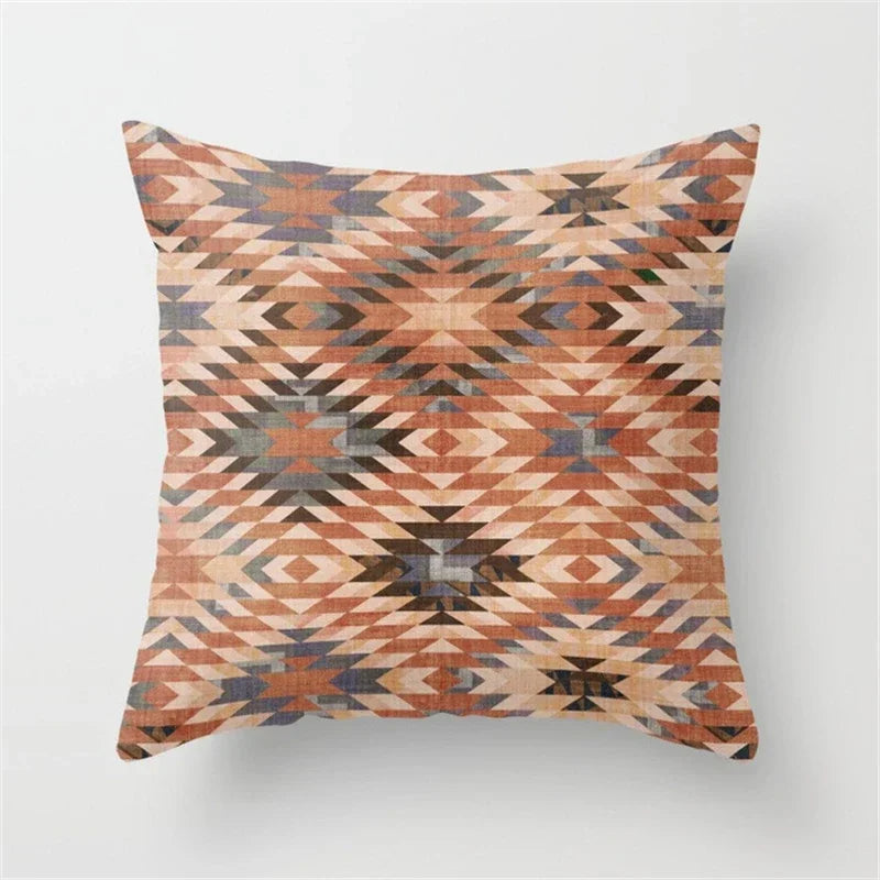 Axyaa Geometric Plaids Cushion Cover Pillowcase 45*45cm