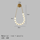 Axyaa Modern Necklace Wall Lamp for Chic Room Decoration