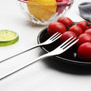 Axyaa Stainless Steel Fruit Cheese Hot Pot Dessert Salad Fork Set