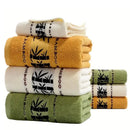 Axyaa Bamboo Fiber Bathroom Towels Sets for Household Face Bath Towel & Washcloths