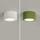 Axyaa Resin Tube Lamp - European Cream Style LED Ceiling Light for Home Decor
