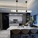 Axyaa Marble Pendant Light Chandelier LED Dimmable Luxury Elegant Dining Kitchen Island