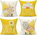 Axyaa Outdoor Yellow Pillowcase - Vibrant Spring and Summer Decor