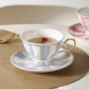 Axyaa Phnom Penh Striped Ceramic Tea Cup Set