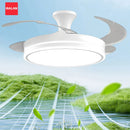 Axyaa Modern LED Ceiling Fan Light Chandelier for Bedroom Living Room Decor