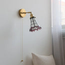 Axyaa Glass Flower Wall Light: Modern Nordic LED Fixture for Kitchen, Stair, Bathroom Lighting
