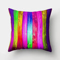 Axyaa Geometric Animal Rainbow Pillow Case for Home Decor 45X45CM