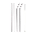 Axyaa Glass Straw Set - 3/5/10/11Pcs Reusable Eco Friendly Drinking Straws
