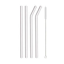 Axyaa Glass Straw Set - 3/5/10/11Pcs Reusable Eco Friendly Drinking Straws