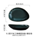 Axyaa Ceramic Sushi Dim Sum Plate Set