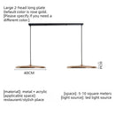 Axyaa Nordic LED Saucer Pendant Light for Dining Room