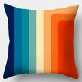 Axyaa Geometric Color Splicing Pillowcase 45x45cm Modern Home Decor