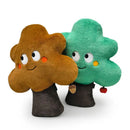 Axyaa Christmas Tree Plush Sofa Doll, Cute Living Room Cushion Buddy
