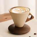Axyaa Vintage Latte Coffee Cup and Saucer Set for Exquisite Afternoon Tea or Coffee