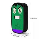 Axyaa Hulk Double Layer Pencil Case: Large Capacity, Super Hero Design, School & Make Up Bag
