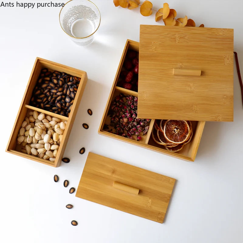 Axya Dried Fruit & Nut Storage Box with Lid for Living Room & Kitchen