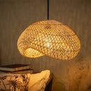 Axyaa Rattan Chandelier Tea Room Pendant Lamp