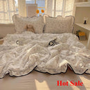 Axyaa Cloud Kapok Knitted Cotton Summer Quilt Set