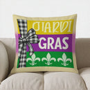 Axyaa Purple Mask Feather Pillow Cover for Sofa Bedroom Car