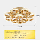 Axyaa Gold Ring LED Pendant Chandelier Ceiling Light Nordic Designer Fixture