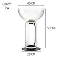 Axyaa Nordic LED Glass Floor Lamp: Modern, Bright, Heavy, Indoor Lighting for Living Room