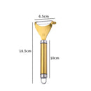 Axyaa Stainless Steel Fruit Cutter Peeler Grater for Kitchen