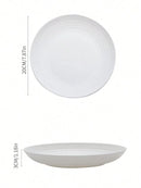 Axyaa Reusable Dessert Plates - Set of 8/12, Microwave & Dishwasher Safe, Ideal for Home, Parties & Outdoor
