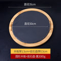 Axyaa Cheese Slate Flat Plate Stone Arrangement Western Dish for Japanese and Korean Cuisine
