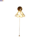 Axyaa Wabi Sabi LED Wall Lamp Clear Glass Modern Nordic Bathroom Light