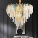 Axyaa Crystal Chandelier for Modern Luxury Living Room and Dining Hall
