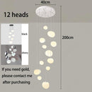 Axyaa Modern Staircase Chandeliers LED Pendant Light for Living Room Home Decor