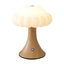 Axya Mushroom Table Lamp with Acrylic Lampshade and Metal Base