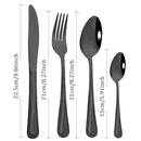 Axyaa Stainless Steel 16pcs Cutlery Set for Kitchen, Home, Restaurant